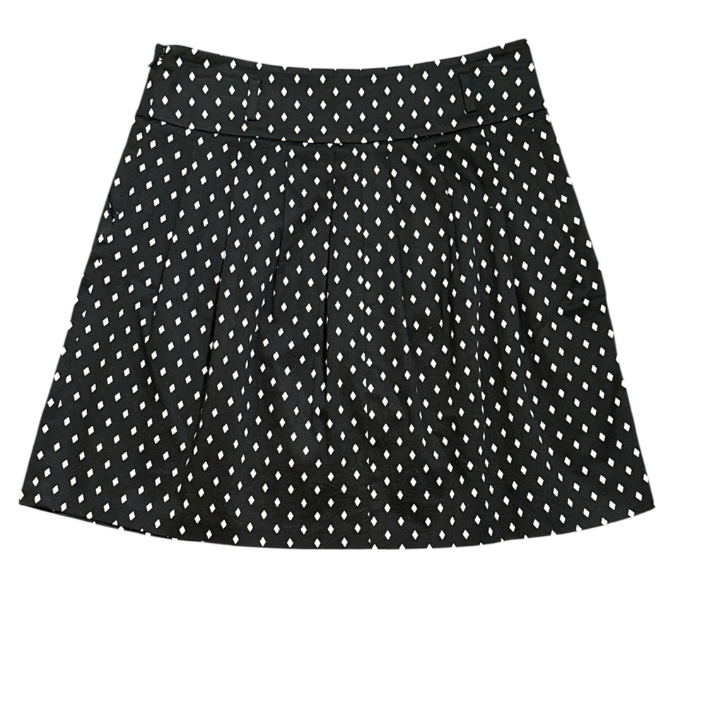 Candie's Black and White A-Line Mini Skirt